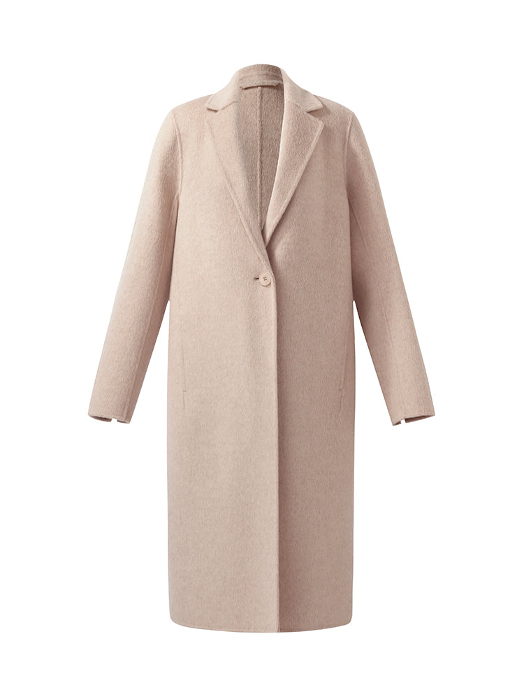 Wool Alpaca Women Overcoat GOELIA