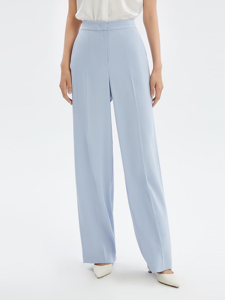 Blue Triacetate Tailored Pants GOELIA