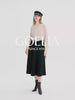 Wool Knitted Sequins Women Half Skirt