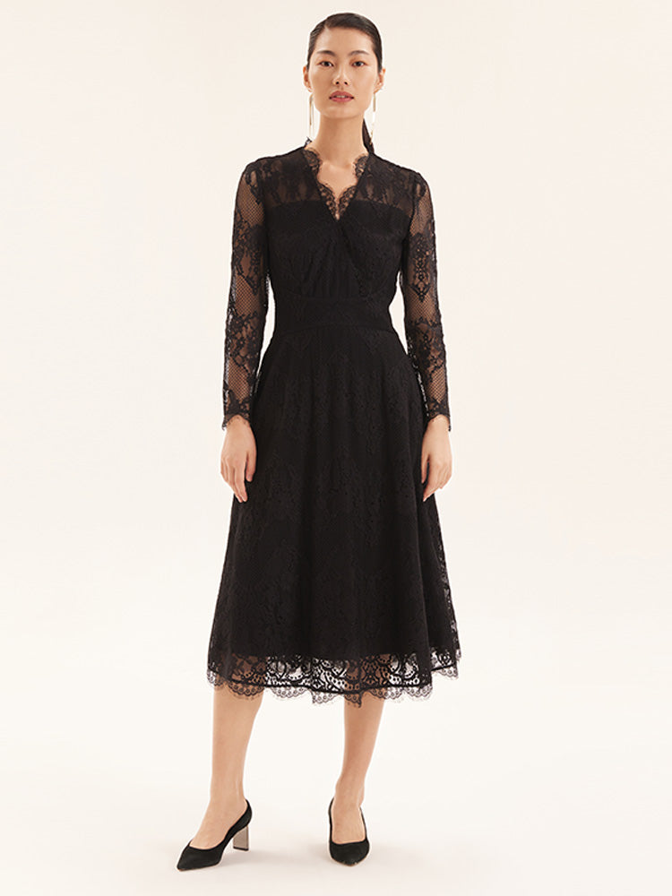 Lace Slim-Fit Dress GOELIA