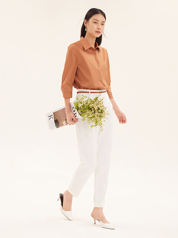 Cotton Slim Shirt GOELIA