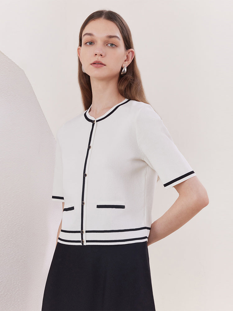 Tencel Short Sleeve Two-piece Suit GOELIA