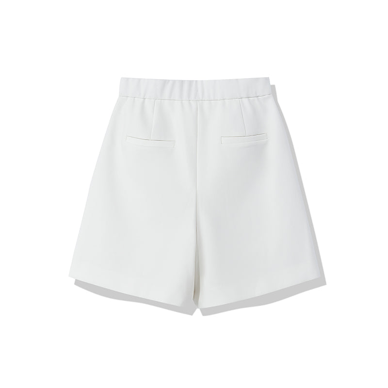 White A-shape Basic Short GOELIA