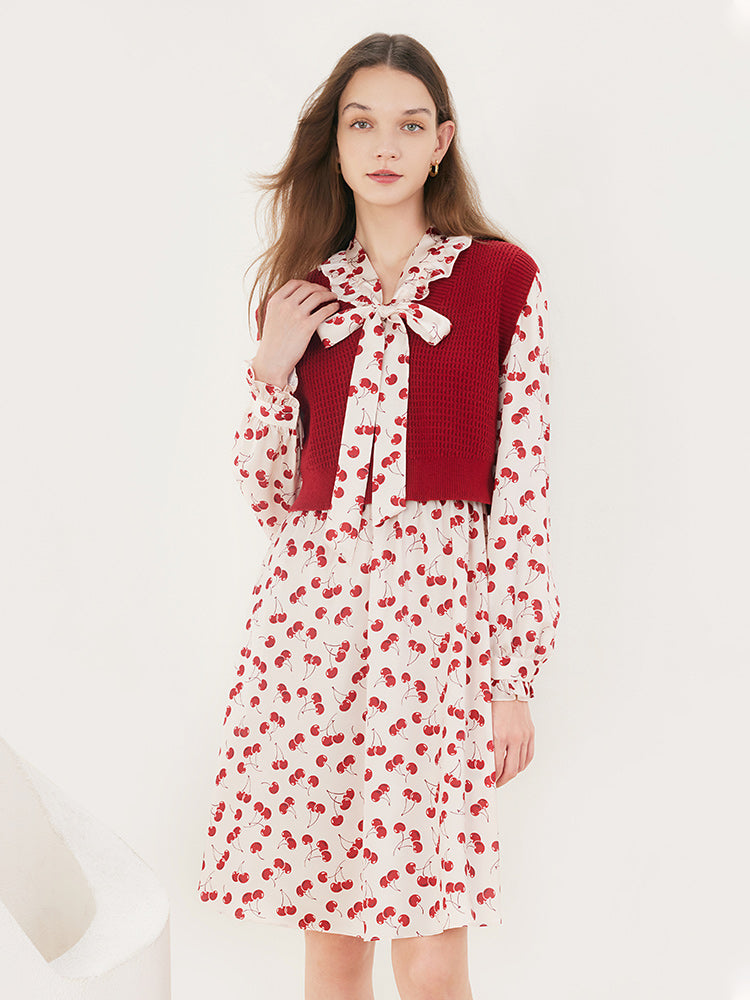 Floral Print Two-piece Suit GOELIA