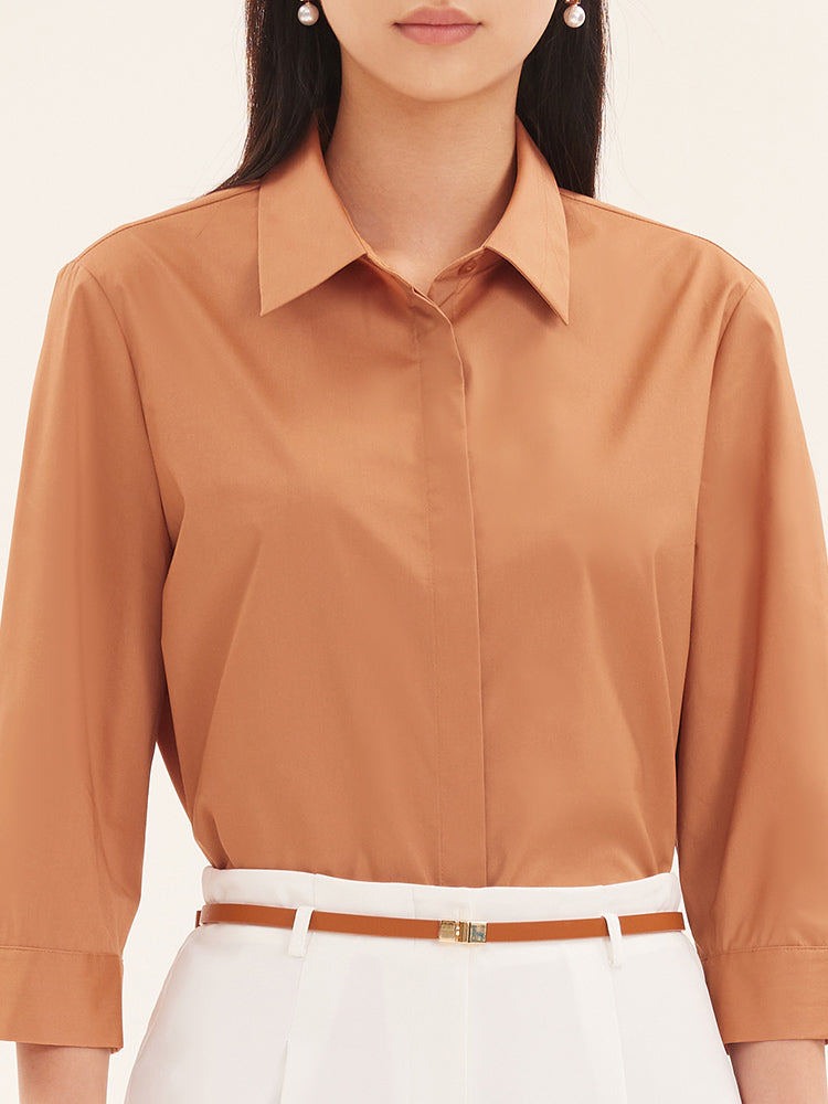 Cotton Slim Shirt GOELIA