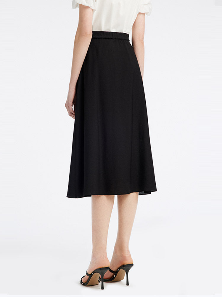 Acetate A-line Skirt GOELIA