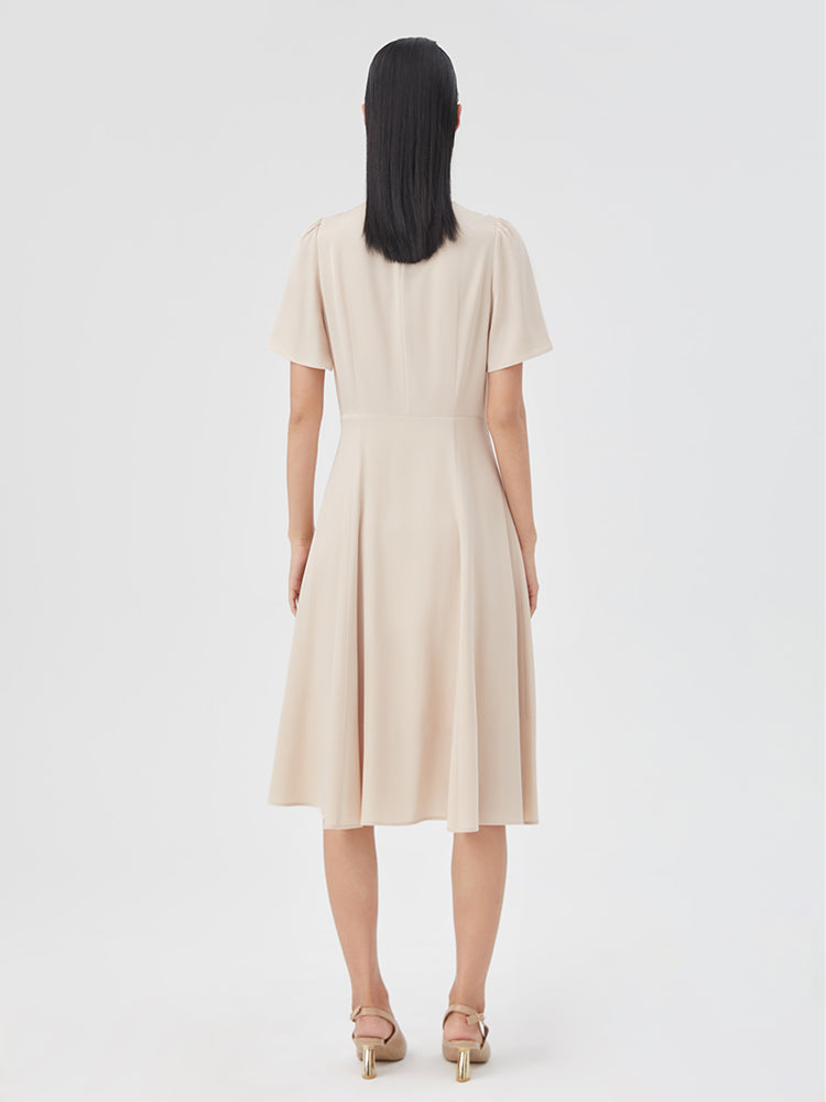 Acetate Waist-skimming Dress GOELIA