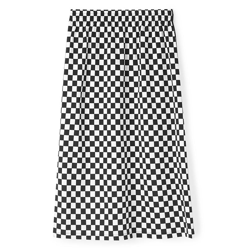 Checkerboard Knit Skirt GOELIA